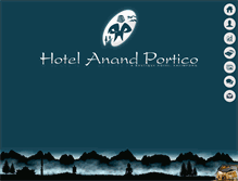 Tablet Screenshot of hotelanandportico.com